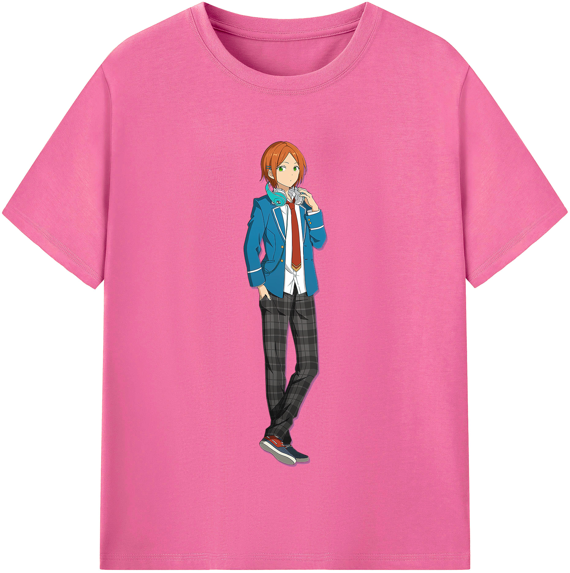 （画像用） あんさんぶるスターズ! Ensemble Stars レディースカジュアルプリントTシャツ（綿100％）